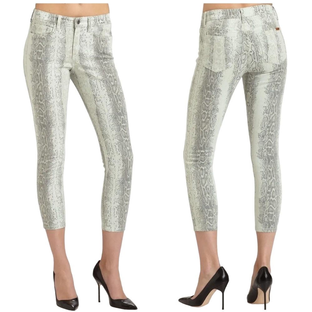 NWOT! Joe's Jeans High Water Mint Snakeskin Print Ankle Skinny Jeans size W26